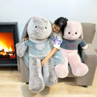 Gấu bông Thỏ bunny, thỏ tai dài lông tuyết 80cm quảng châu cao cấp