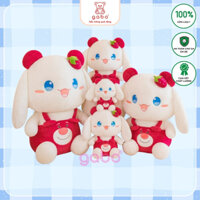 Gấu Bông Thỏ Cinnamoroll Mặc Đồ Gấu Dâu siêu dễ thương, thỏ tai dài lotso GABO TEDDY BEAR