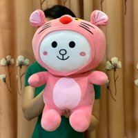 Gấu bông thỏ Cony cosplay báo hồng