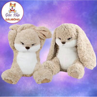 Gấu bông thỏ giận dữ mặt quạo