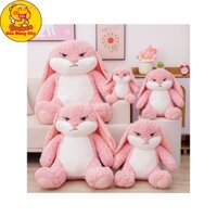 Gấu Bông Thỏ Hung Hăng - Giân Dữ - Thỏ Mặt Quạo nhồi bông Gấu Bông City