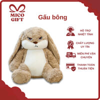 Gấu bông thỏ mặt quạo hung hăng đáng yêu - Mico Gift