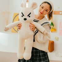 Gấu bông thỏ mặt quạo - Thú nhồi bông cao cấp