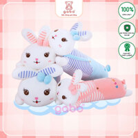 Gấu Bông Thỏ Nằm áo sọc, Gối ôm Thỏ đáng yêu Tặng Bé, GABO TEDDY BEAR