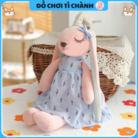 Gấu bông thỏ tai dài mặc váy xinh xắn cho bé 35/45cm