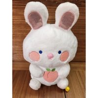 Gấu bông Thỏ trắng Đào tiên đáng yêu
