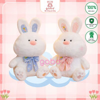 Gấu Bông Thỏ Trắng Đeo Nơ siêu cute GABO TEDDY BEAR