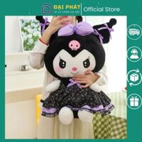 Gấu bông Thú Bông Công Chúa Kuromi Váy Đen Siêu Cute ( kt 40, 55, 65, 85cm)