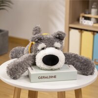 Gấu bông, thú nhồi bông cún xám đeo balo Mua Tất (muatat.shop)