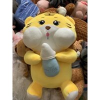 gấu bông thú nhồi bông hổ ôm bình sữa