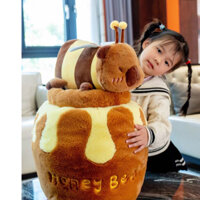 Gấu Bông To Capybara ong mật đã về với bộ sưu tập của nhà capy [không bán bình mật ong] Thú Bông