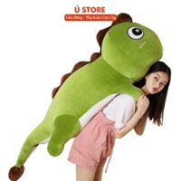 Gấu bông to khổng lồ khủng long đuôi tim gối ôm hình thú giá rẻ kích thước 55cm - 1m8