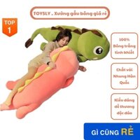 Gấu bông to khổng lồ thú nhồi bông khủng long đuôi tim gối ôm hình thú giá tại xưởng 65cm -1m8 toysly