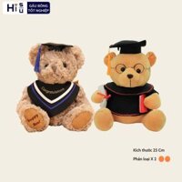Gấu bông tốt nghiệp món quà tặng ý nghĩa cho ngày ra trường Gấu Cử nhân teddy kích thước 25Cm