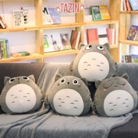 Gấu bông totoro biểu cảm, thú nhồi bông totoro cao cấp Tazin