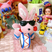 gấu bông ty thỏ vintage đánh trống pin energizer