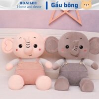 Gấu Bông Voi Áo Siêu Dễ Thương, Sản Phẩm Gấu Bông Cao Cấp Kích thước 60cm 80cm