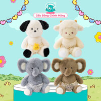 Gấu bông voi con mặc túi chíp Gấu Bông Online thú nhồi bông cừu cún túi chíp 40cm mềm mịn cao cấp