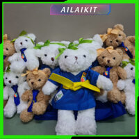 Gấu Bông Vovinam| Mang Võ Phục Vovinam Logo Môn Phái Đồ Lưu Niệm Võ Thuật dễ thương Ailaikit