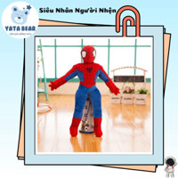 Gấu Bông,Gối Ôm Siêu Nhân Người Nhện YATABEAR, SPIDER MAN, Thú Nhồi Bông Cao Cấp