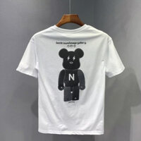 Gấu Cổ Tròn Nam Nửa Tay Xuân Thu 2024 Dạo Phố Rời Cặp Đôi Mùa Hè Áo Thun Nam