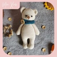Gấu Cuddle đáng yêu đan len thủ công