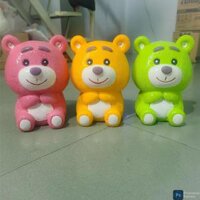 Gấu dâu tiết kiệm tiền và nhẫn vàng cao 25cm