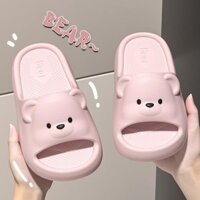 ✨Gấu Dễ Thương Dép Trẻ Em Bé Gái Trong Nhà Đế Dày Chống Trơn Trượt EVA Hoạt Hình Dép Bố Mẹ-Con Nam Mùa Hè 25.3.22
