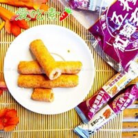 Gấu Đen Đài Loan Năm Ngũ Cốc Gạo Đỏ Gạo Nâu Bánh Cuộn Snack Vegan Thanh Năng Lượng Không Chiên Thay Thế Bữa Ăn Gạo Nâu Năm Ngũ Cái Ngũ Cái Thô