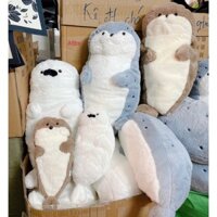 Gấu Gối Bông Dễ Thương Hình Hải Cẩu Rái Cá Sang Trọng. Búp Bê Gối Ôm [Freeship]