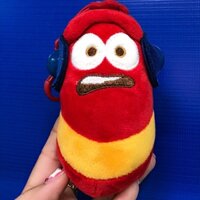 Gấu hông Sâu Larva đeo phone