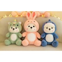 Gấu Lena Gấu Bông Lena xanh Gấu Bông Xinh Lena Lotso Đáng Yêu búp bê nhồi bông gấu xanh với mũ rời