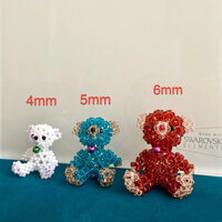 Gấu Misa handmade từ pha lê Swarovski