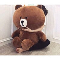 GẤU NHỒI BÔNG BROWN, GẤU BROWN 1M2