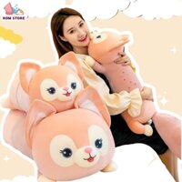 Gấu nhồi bông hồ ly đuôi chồn, size siêu to khổng lồ 1m1 -1m9, vải siêu mềm mịn, bông gòn tinh khiết cao cấp Rơm Store