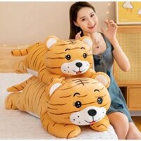 Gấu nhồi bông Hổ vằn siêu xinh size to 40cm-1m, vải siêu mềm mịn miniso, - Thingkids