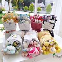 Gấu Nhồi Bông Sanrio My Melody Kuromi Cinnamoroll Lotso Đáng Yêu