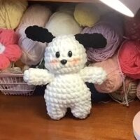 Gấu Pochacco bằng len