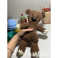 Gấu Teddy Bear Mr.Bean bằng len 🧶