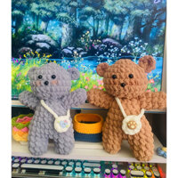 Gấu Teddy len handmade