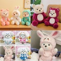 Gấu Teddy Nhồi Bông Handmade Kích Thước 30cm