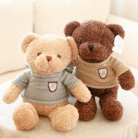 Gấu teddy Nhồi Bông Mặc Áo Sweater Dễ Thương