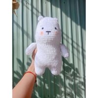 GẤU TRẮNG WE BARE BEAR CAO LEN MÓC MIGURUMI