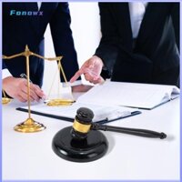 Gavel gỗ và gỗ nguyên khối tròn cao cấp Đồ chơi gave gỗ cho tòa đấu giá tư pháp công ty