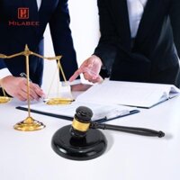Gavel gỗ và gỗ nguyên khối tròn cao cấp Đồ chơi gave gỗ cho tòa đấu giá tư pháp công ty