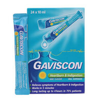 Gaviscon Reckitt Benckiser 24 gói x 10ml – Trào ngược dạ dày, thực quản