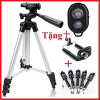 Gậy 3 Chân Tripod TF-3110 Tặng Kẹp Điện Thoại + Tặng Gậy Tự Sướng + Tặng Remote Bluetooth LINHPI