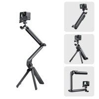 GẬY 3 KHÚC GOPRO VÀ ACTION CAM TELESIN V2 ( THREE WAY )