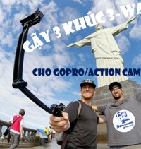 Gậy 3 Khúc Selfie Gopro – 3 Way Action Camera