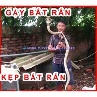 Gậy bắt rắn lươn chạch cua cá chất lượng cao an toàn, cây bắt rắn có khóa chốt cài an toàn có thể gập lại được